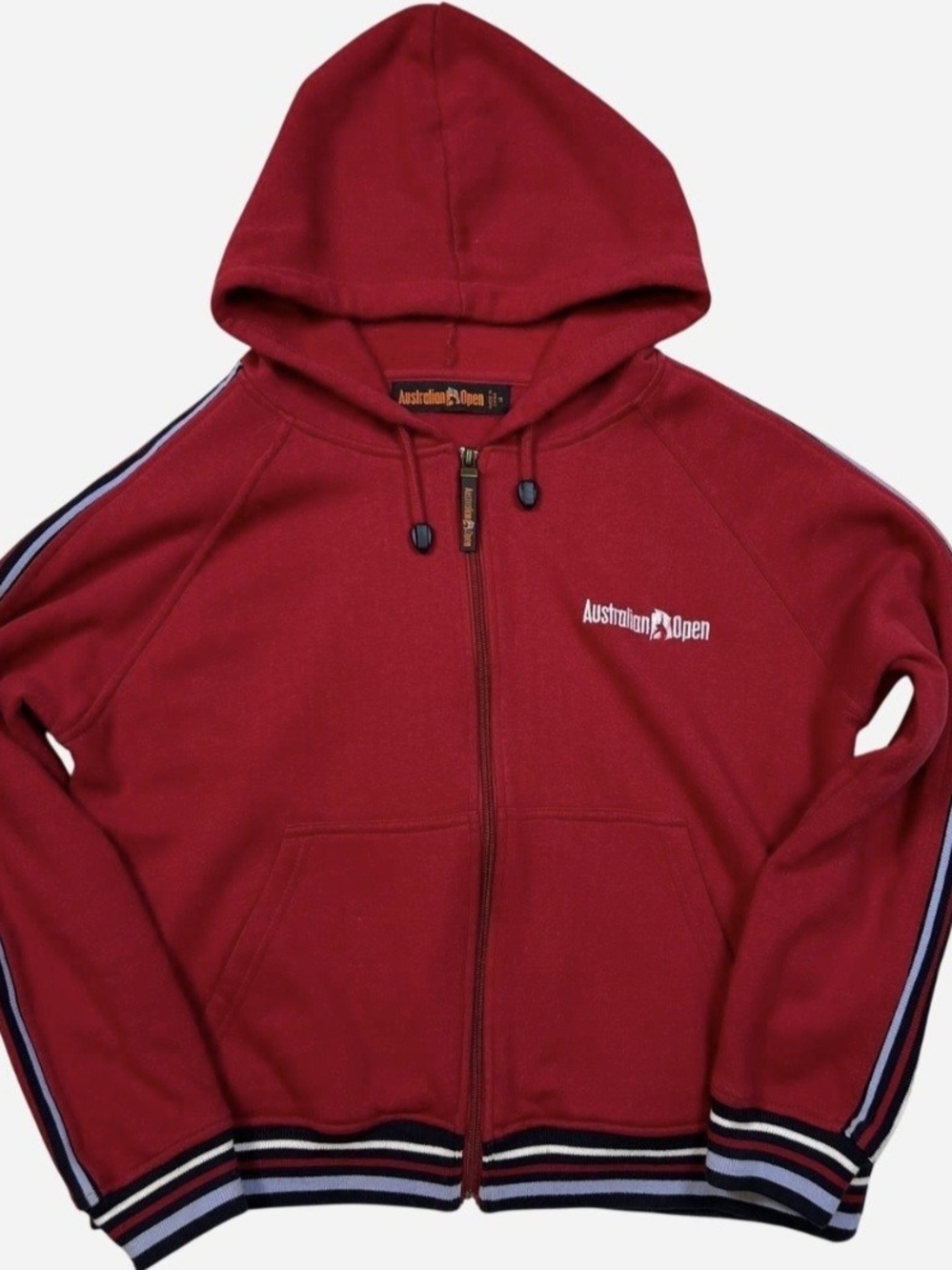Authentic Vintage Australian Open Souvenir Zip-Up Hoodie Jacket